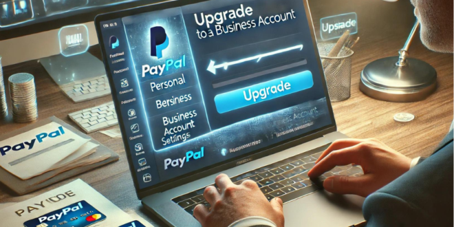 Cara Upgrade Akun PayPal Personal ke Business