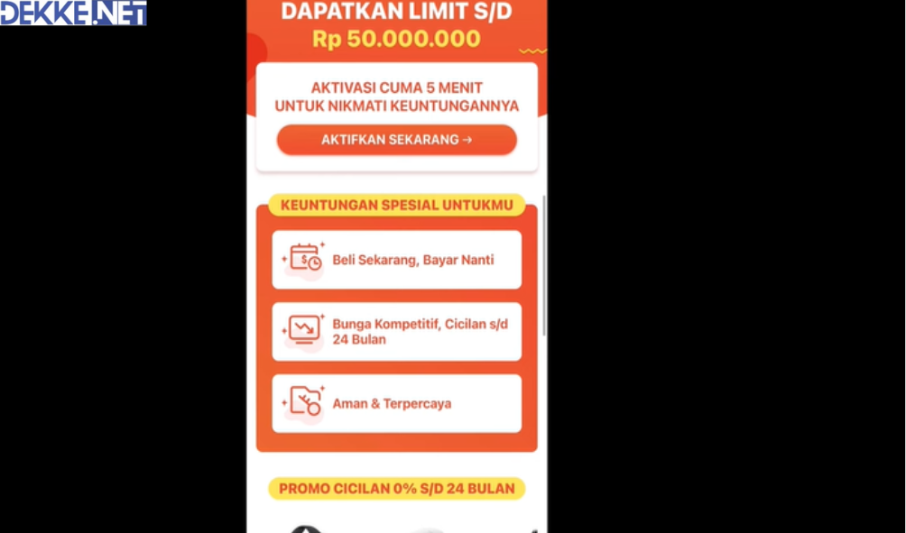 Cara Mendapatkan Cicilan 0% di Shopee Paylater