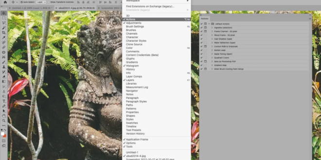 Cara Mempercepat Workflow di Photoshop