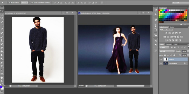 Cara Menggabungkan Gambar di Photoshop