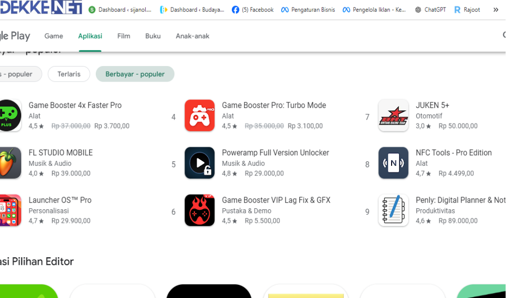 Aplikasi Berbayar Termurah di Play Store