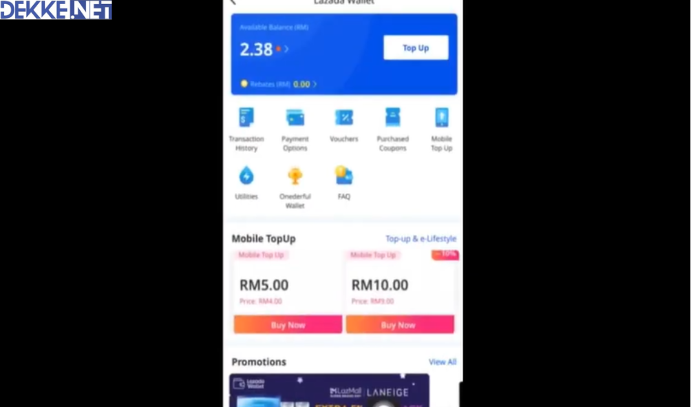 Cara Menggunakan Lazada Wallet