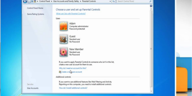 Cara Menggunakan Fitur Parental Control di Windows 7