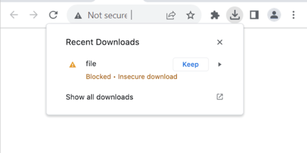 Cara Memperbaiki Peringatan Insecure Download Blocked di Chrome untuk ...