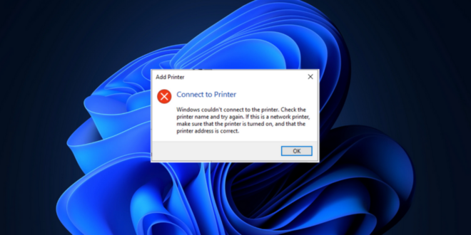 cara mengatasi Windows Cannot Connect to the Printer