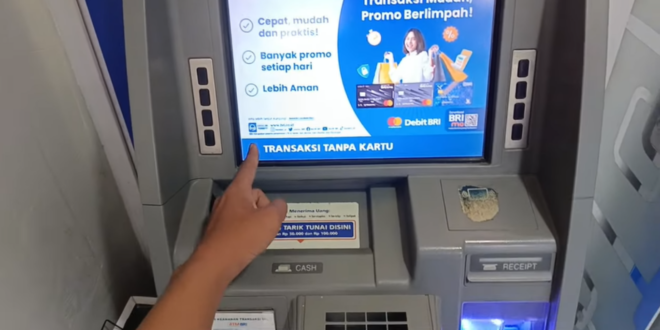 Cara Tarik Tunai Tanpa Kartu ATM BRI