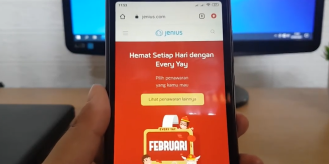 cara melihat nomor rekening Jenius