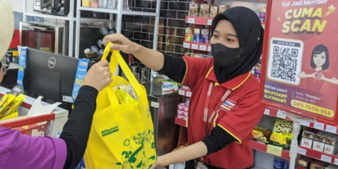 cara belanja di Alfamart pakai ShopeePay