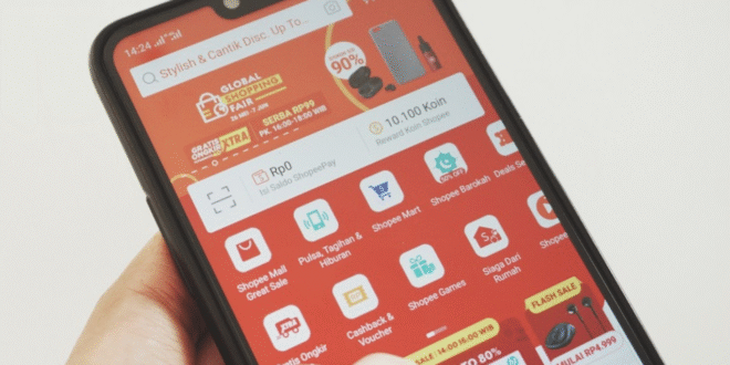 cara kredit laptop di Shopee