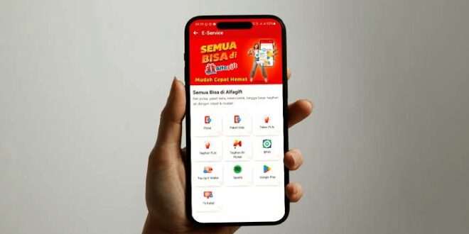 cara melihat struk di Alfagift