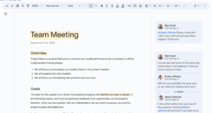 cara hapus komentar di Google Docs
