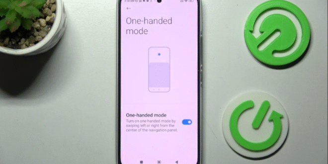 cara mengaktifkan mode operasi satu tangan Xiaomi