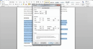cara mengubah jarak enter di Word