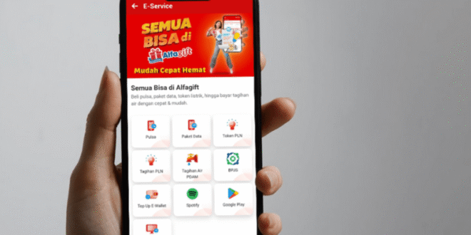 cara bayar belanjaan Alfagift dengan Shopee PayLater
