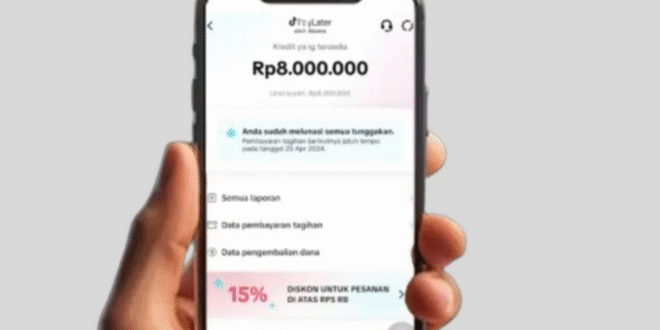cara gestun paylater TikTok ke Dana