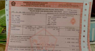 cara cek tunggakan PBB Kota Bandung