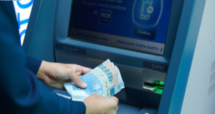 cara gestun cc bca di atm