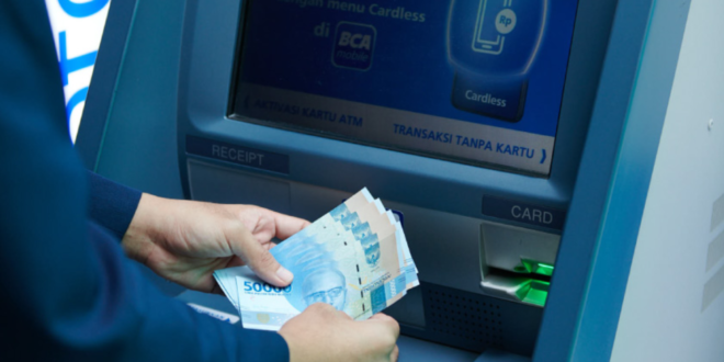 cara gestun cc bca di atm