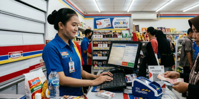 cara bayar KUR BRI lewat indomaret