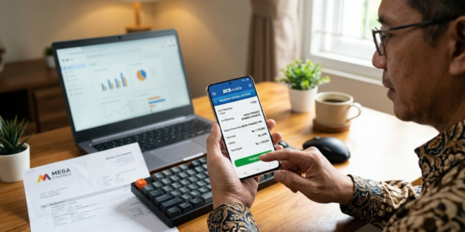 cara bayar Mega Finance lewat BCA