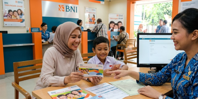 Cara membuat tabungan anak BNI online