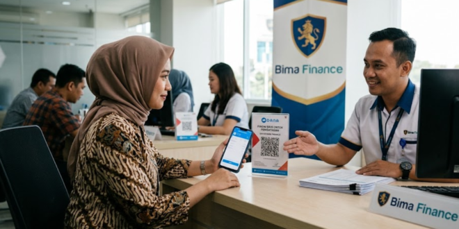 cara bayar Bima Finance lewat DANA