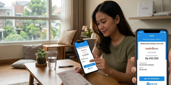 cara bayar Indihome lewat DANA