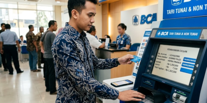 cara bayar cicilan motor Adira lewat BCA