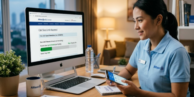 cara melihat sisa limit asuransi Allianz secara online