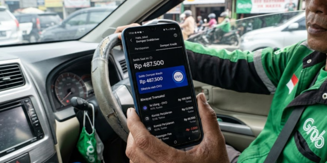Cara Isi Dompet Kredit Grab Driver dari OVO