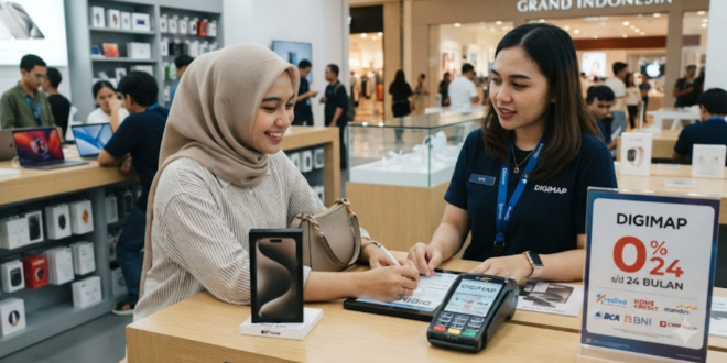 cara kredit iPhone di Digimap