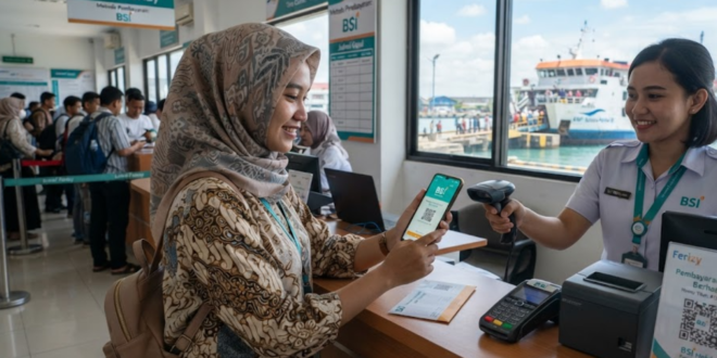 cara bayar tiket Ferizy lewat BSI